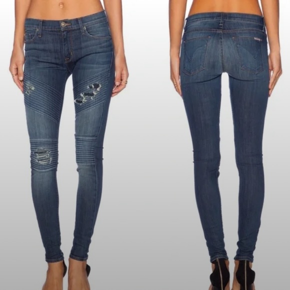 HUDSON | 'Brooklyn Moto Super Skinny' Jeans in Walk of Fame | Size 25 - Picture 5 of 15